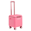 Igloo Tagalong II 360 Spinner Cooler Box 20QT - Thrift Pink raised handle