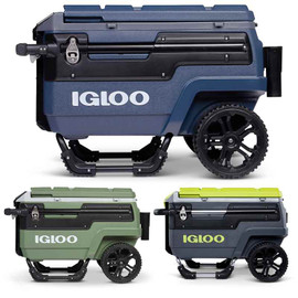 Igloo Trailmate Journey wheeled coolbox in a selection of available colours