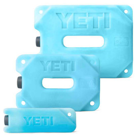 YETI Ice Packs are available in 450g, 900g, and 1.8 kg blocks YETI Ice Packs are available in 450g, 900g, and 1.8 kg blocks