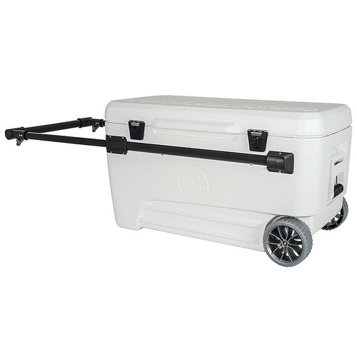 The Igloo Marine Ultra Glide 110 is a large wheeled chest cool box with 104 litres of storage capacity 34377