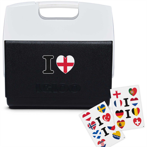 Customise your coolbox with your favourite teams with the included sticker sheets