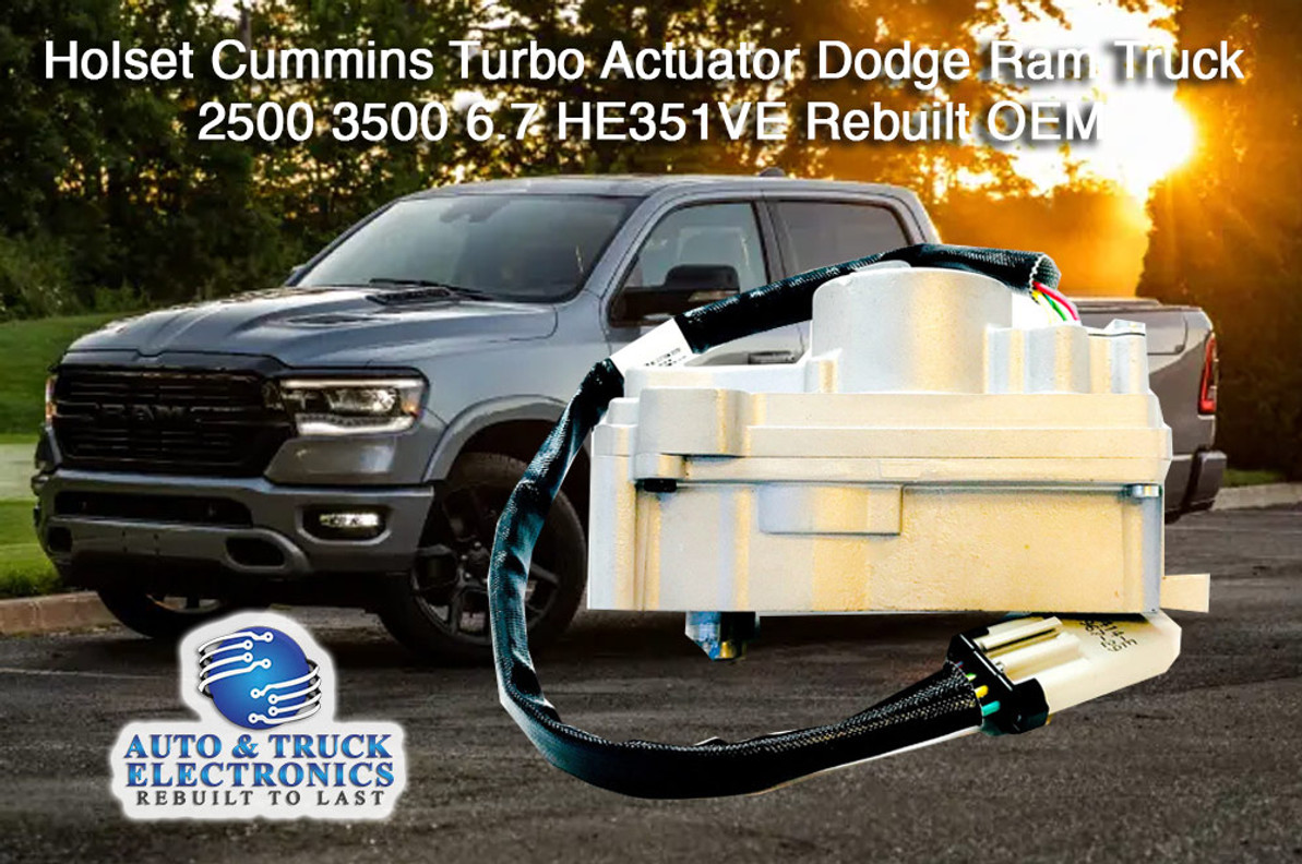 ​Rebuilt OEM Holset Cummins Turbo Actuator for Dodge Ram Truck 2500 3500 6.7L HE351VE: A Reliable Solution