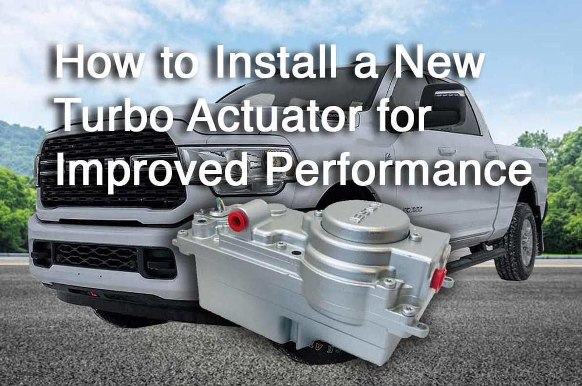 Upgrade Your Cummins Engine: How to Install a New Turbo Actuator for Improved Performance