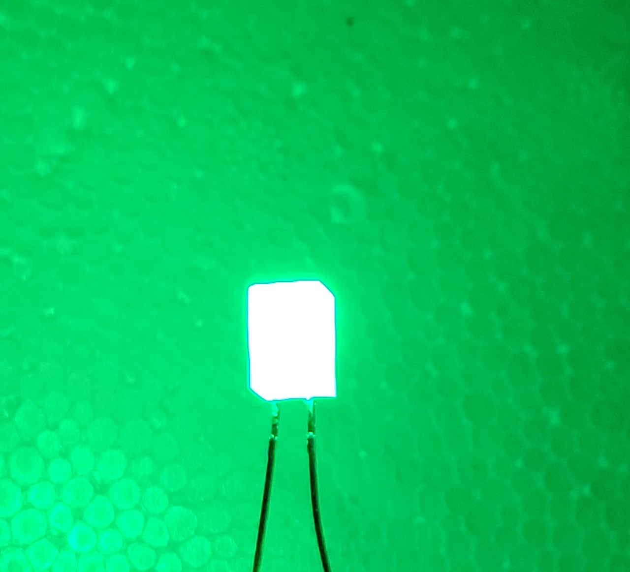 LED 50 PC Crisp Green 12V Ice Cube diffuse 5mm works in Instrument ...