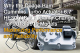 Maximizing Performance and Reliability: Why the Dodge Ram Cummins Turbo Actuator 6.7 HE300VG is a Game-Changer for 2013-2019 Models