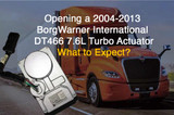 What to Expect When Opening a 2004-2013 BorgWarner International DT466 7.6L Turbo Actuator