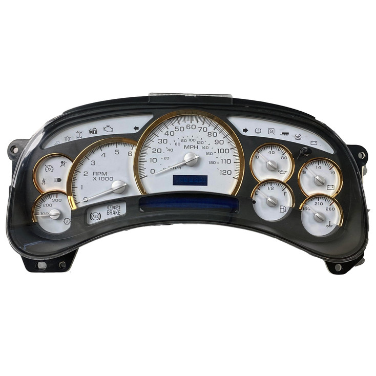 Customizable Gas Instrument Cluster for 2003 2004 2005 Chevrolet Avalanche