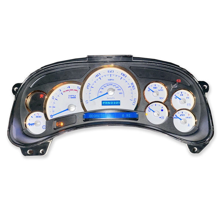 2003 2004 2005 7 Gauge Gas Instrument Cluster 15224144 - Auto
