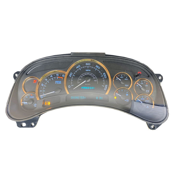  2003 2004 2005 6 Gauge Gas Instrument Cluster 15190829 