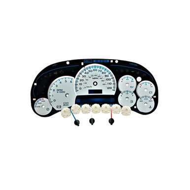 Digital Oil Temperature Gauge For Kenworth Trucks – Chrome Bezel, Blue LED, 100-300°F Range, 2-1/16" Mount