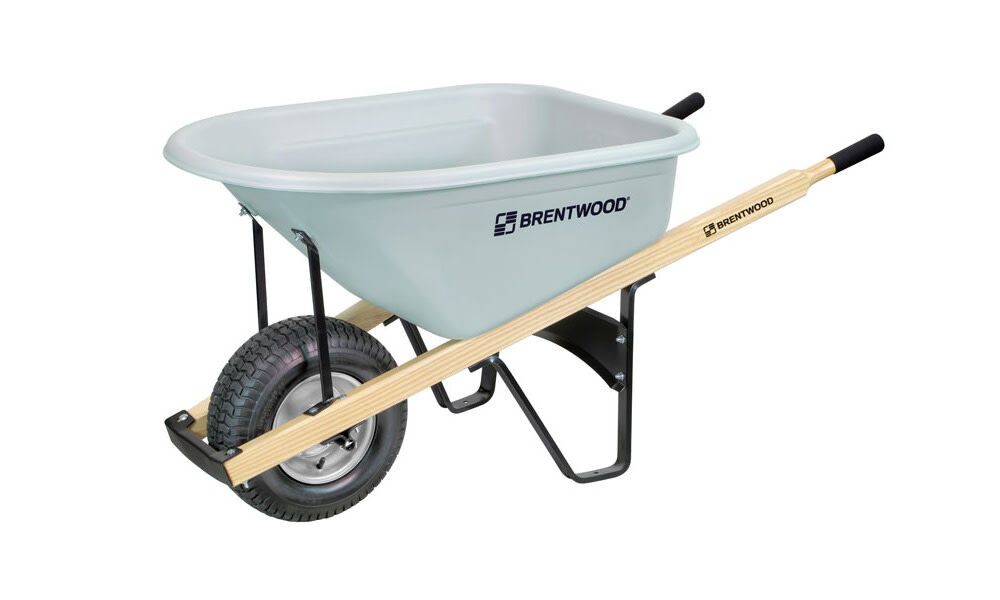 Brentwood Wheelbarrow | 6 Cube Single Turf Tire