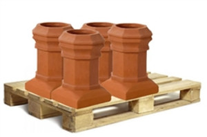 Edwardian Mini Chimney Pot Pallet Edwardian Mini Chimney Pot Pallet