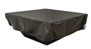 Rectangle Black Vinyl Fire Pit Cover