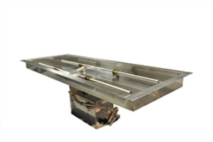 Rectangle, Bowl Pan Fire Pit Insert – Electronic Ignition Rectangle, Bowl Pan Fire Pit Insert – Electronic Ignition