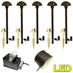 Mushroom Path Lighting Kit Mushroom Path Lighting Kit