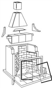 48" Rumford Fireplace