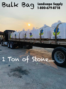 #1 White River Rock | Bulk Bag | 1 Ton #1 White River Rock | Bulk Bag | 1 Ton
