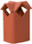 13" x 18" Diamond Clay Chimney Pot