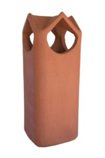 12 x 12 Dry Top Clay Chimney Pot