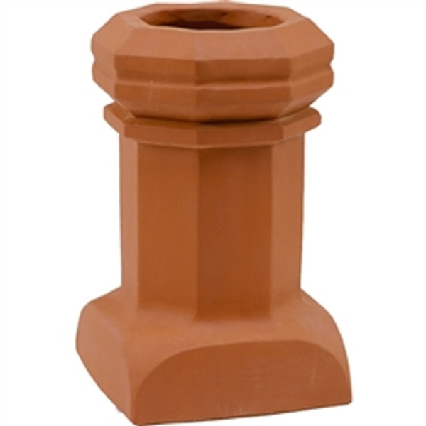 Budding Small E Clay Chimney Pot