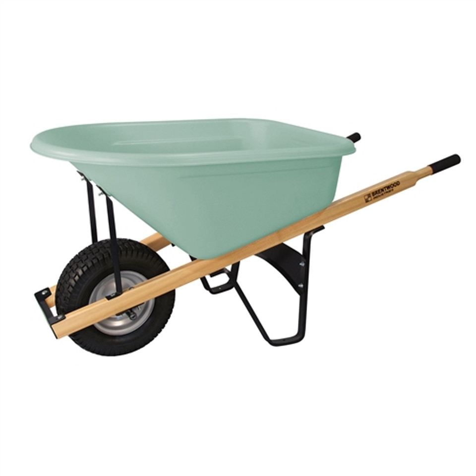 Brentwood Wheelbarrow 6 Cube Single Solid Tire