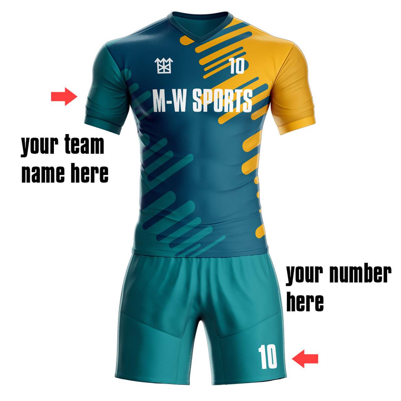 soccer team uniform packages