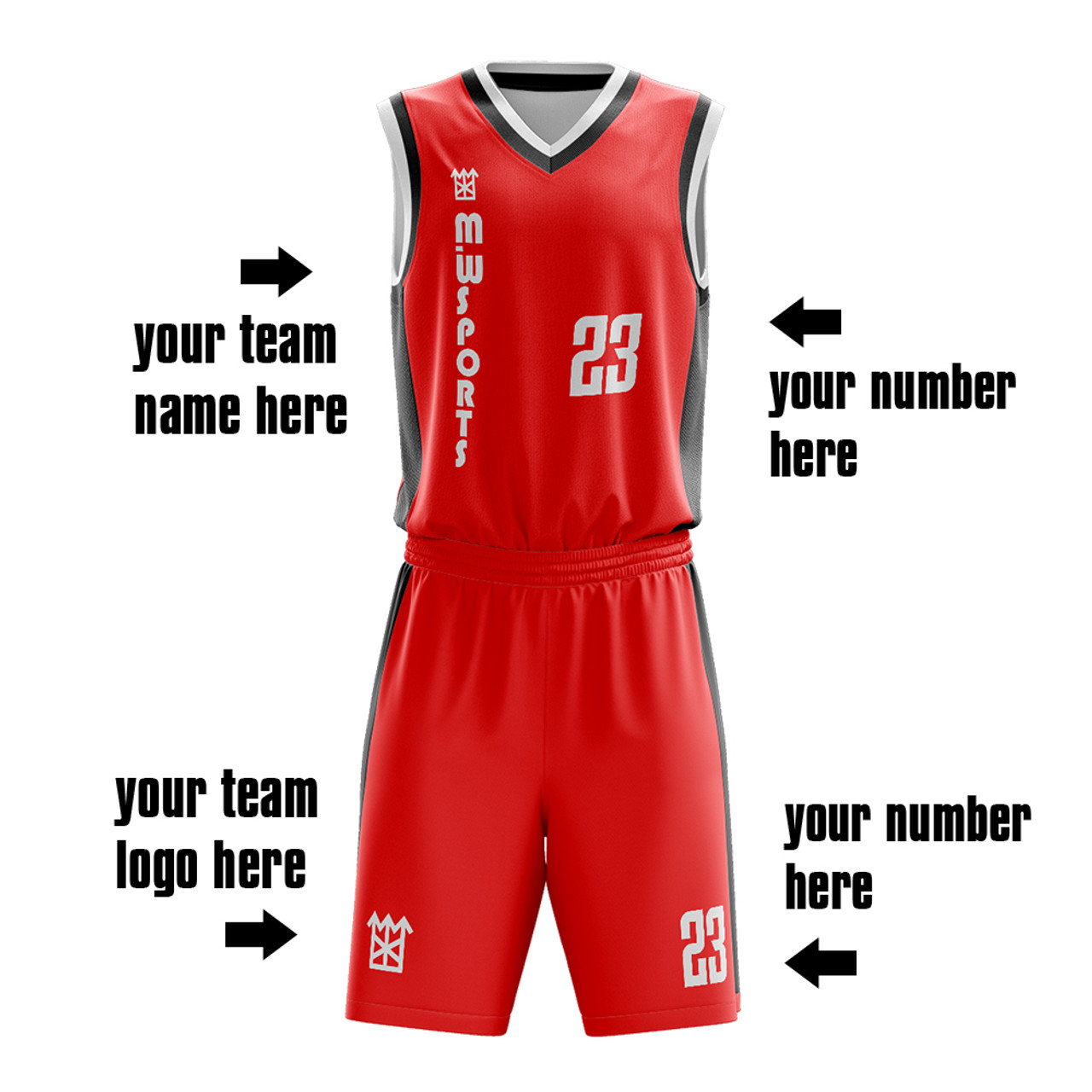 basketball jerseys with numbers