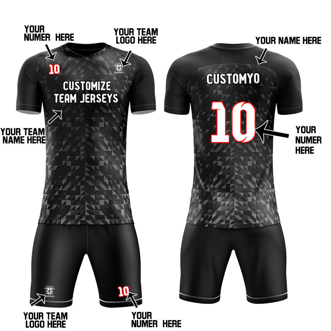 Custom Jerseys - Your Design, Team, Name and Logo