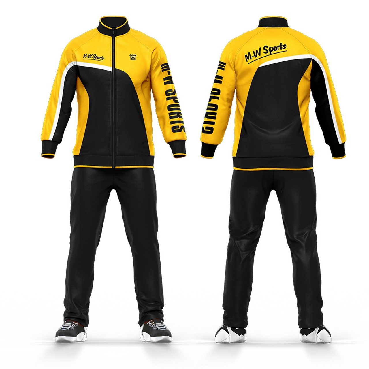 Custom 100% Polyester Team Training Suit Sublimated Men Tracksuits For Sale