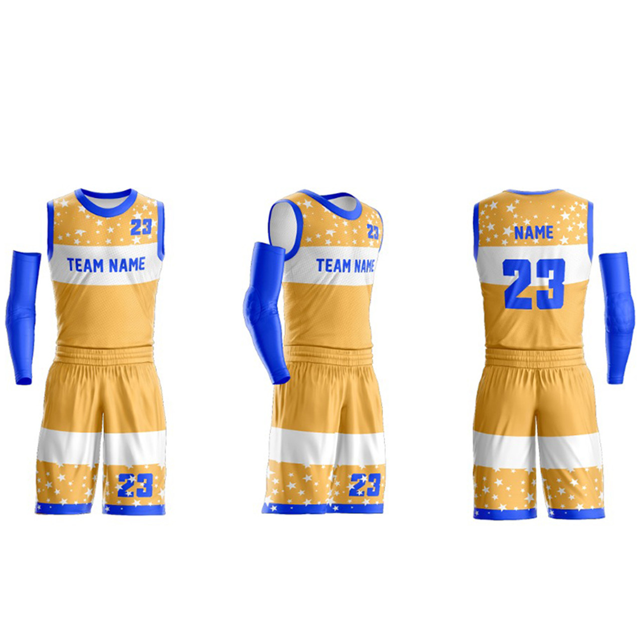 Custom College Basketball Jerseys ECU Pirates Jersey Name and Number Gold