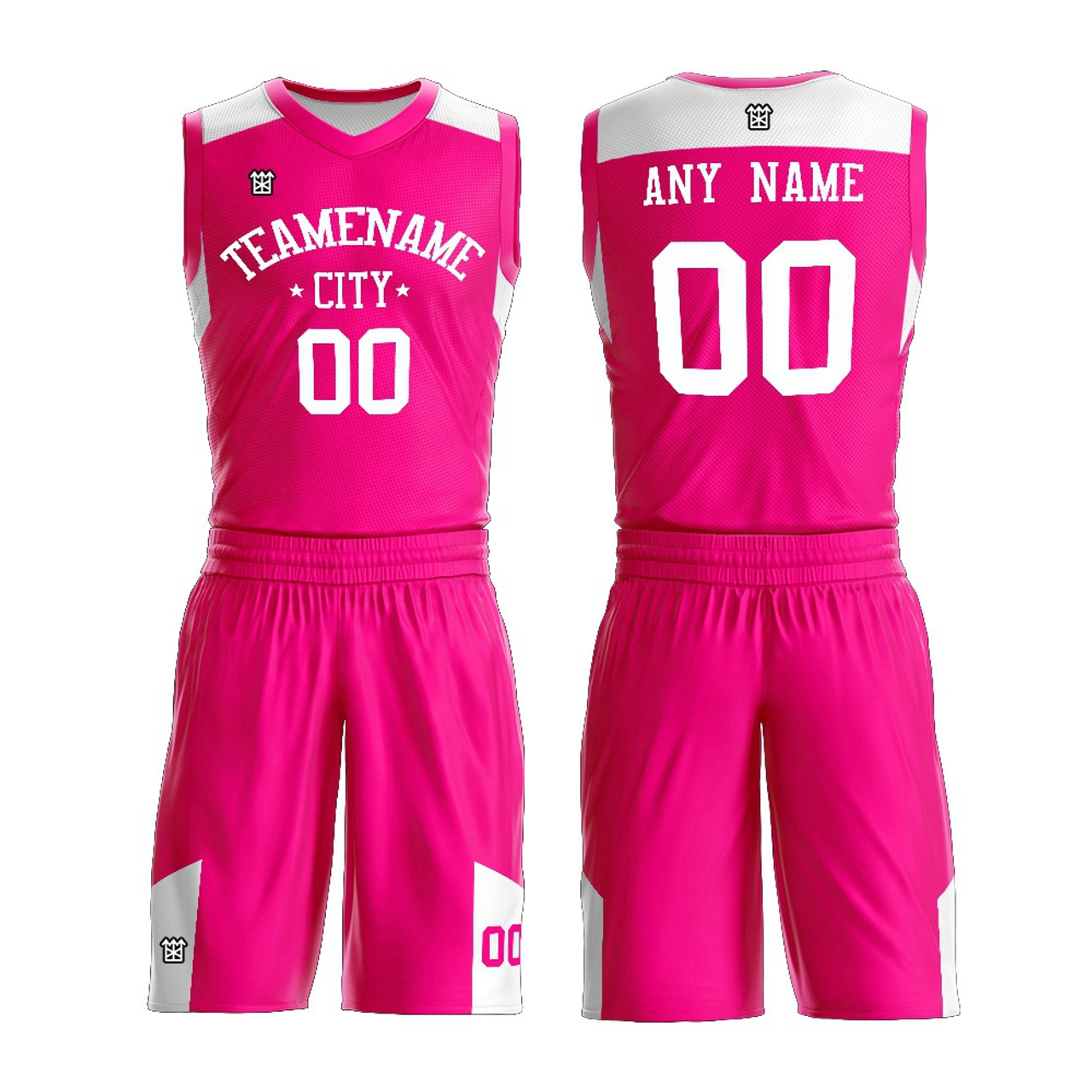 Blank Pink Lady Basketball Jersey Wear