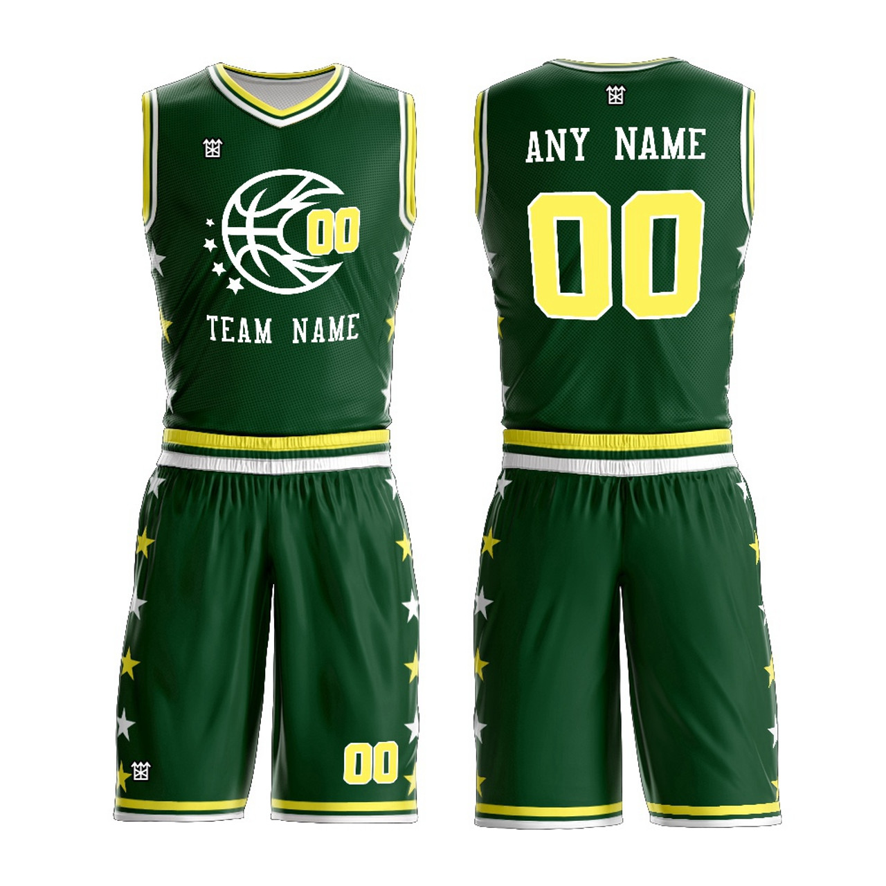 basketball jersey design color green