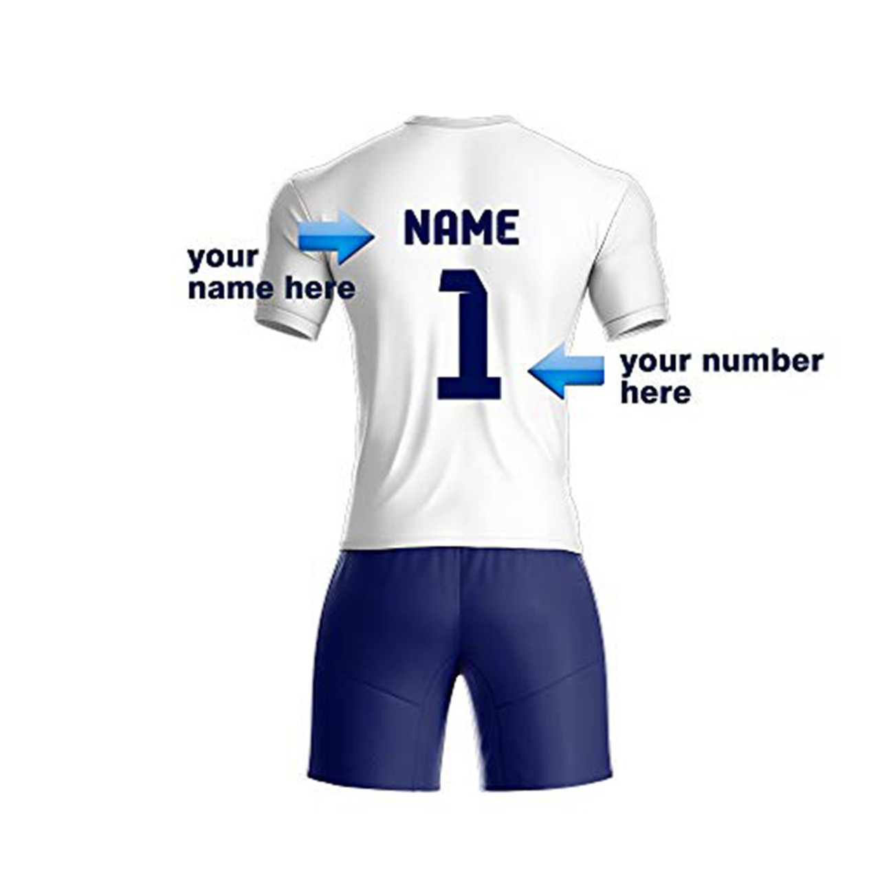 name and number printing soccer jerseys
