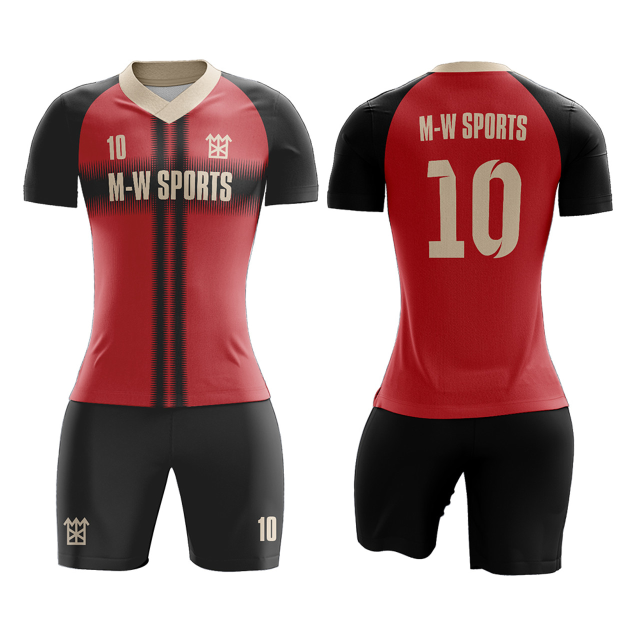 red sublimation jersey