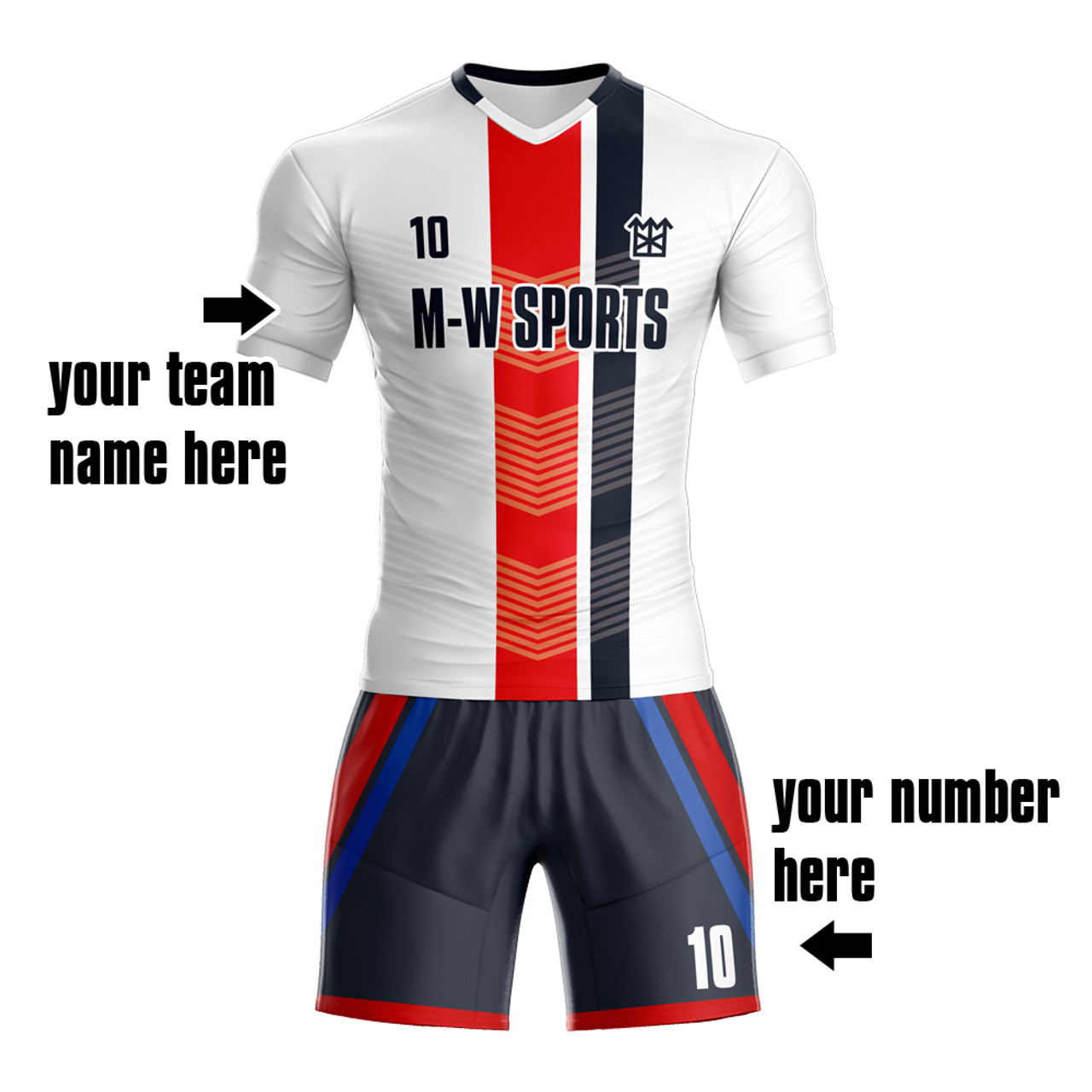 Wholesale Stylish Black And Red Youth Sublimated Soccer Jerseys
