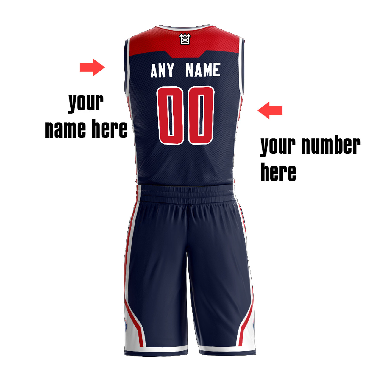 personalised basketball jersey