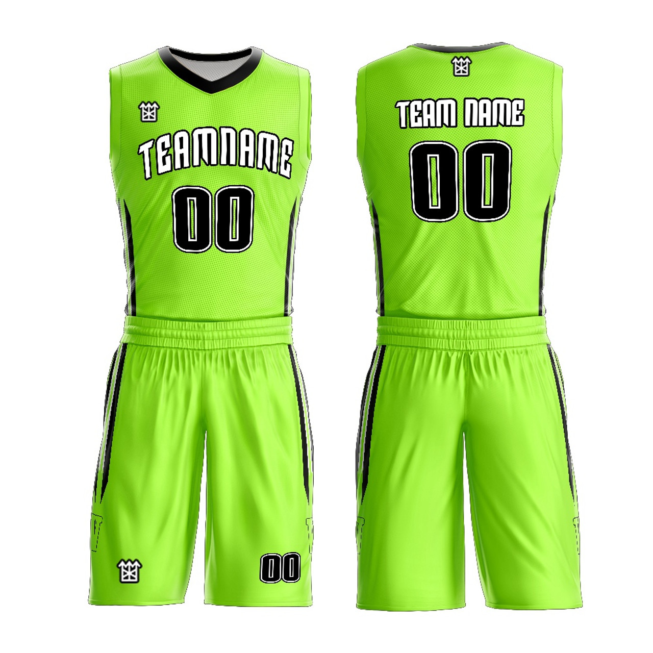 basketball green jersey design