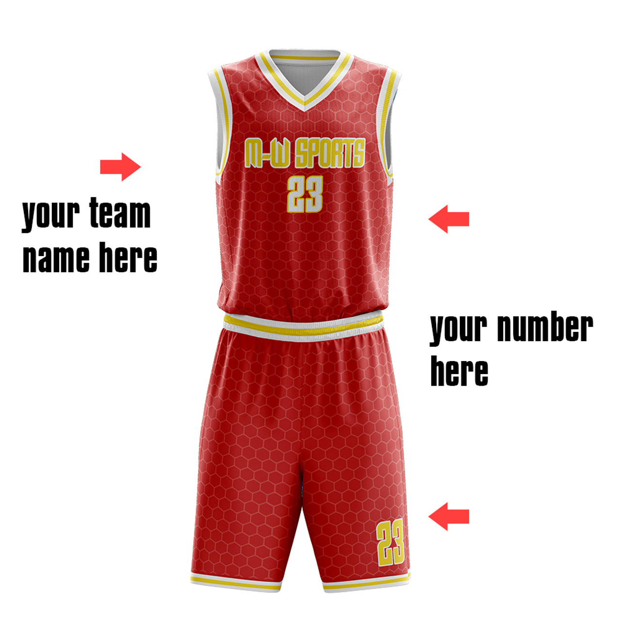 SUBLIMATED BASKETBALL JERSEY (MENS) - YOUR DESIGN - JerseyTron