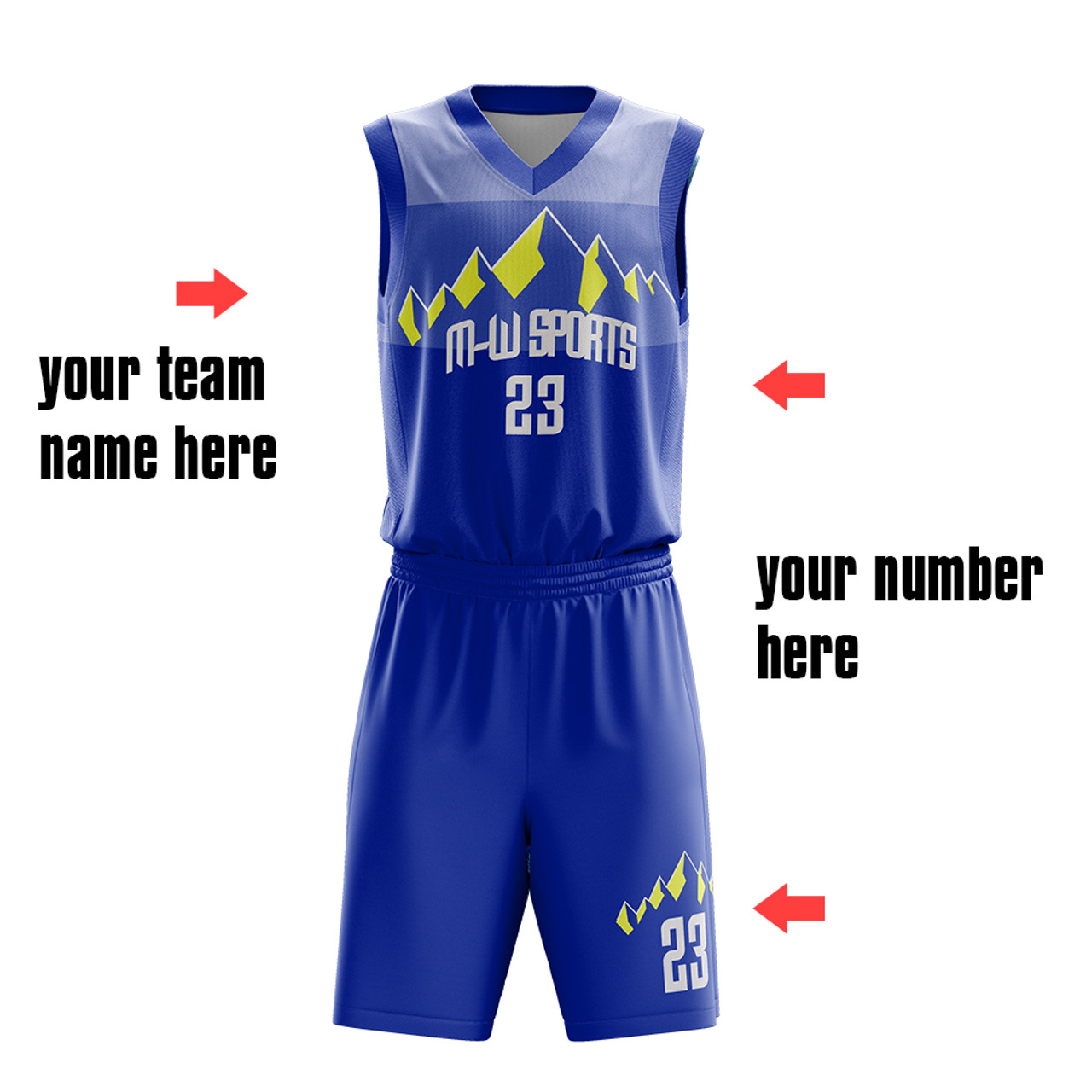 Champro Sublimated Splash Custom Basketball Jersey - Free Player Names -  Sports Unlimited