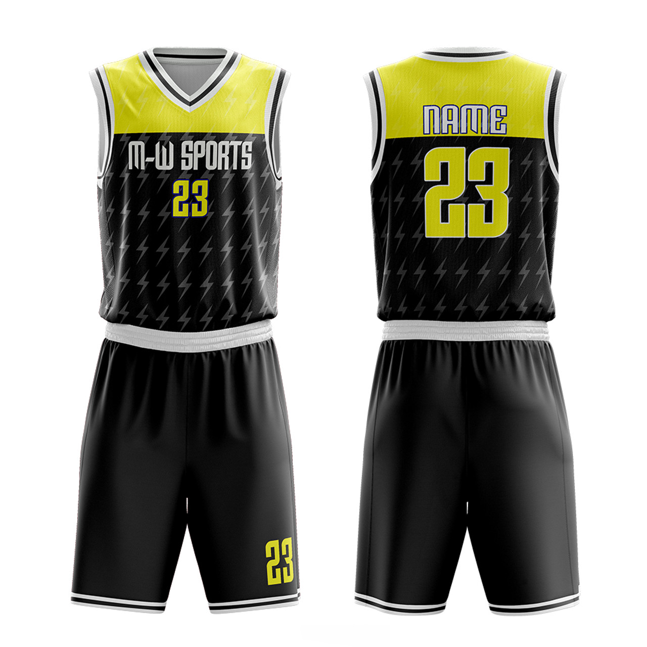 Basketball Uniform - 102 Lightning