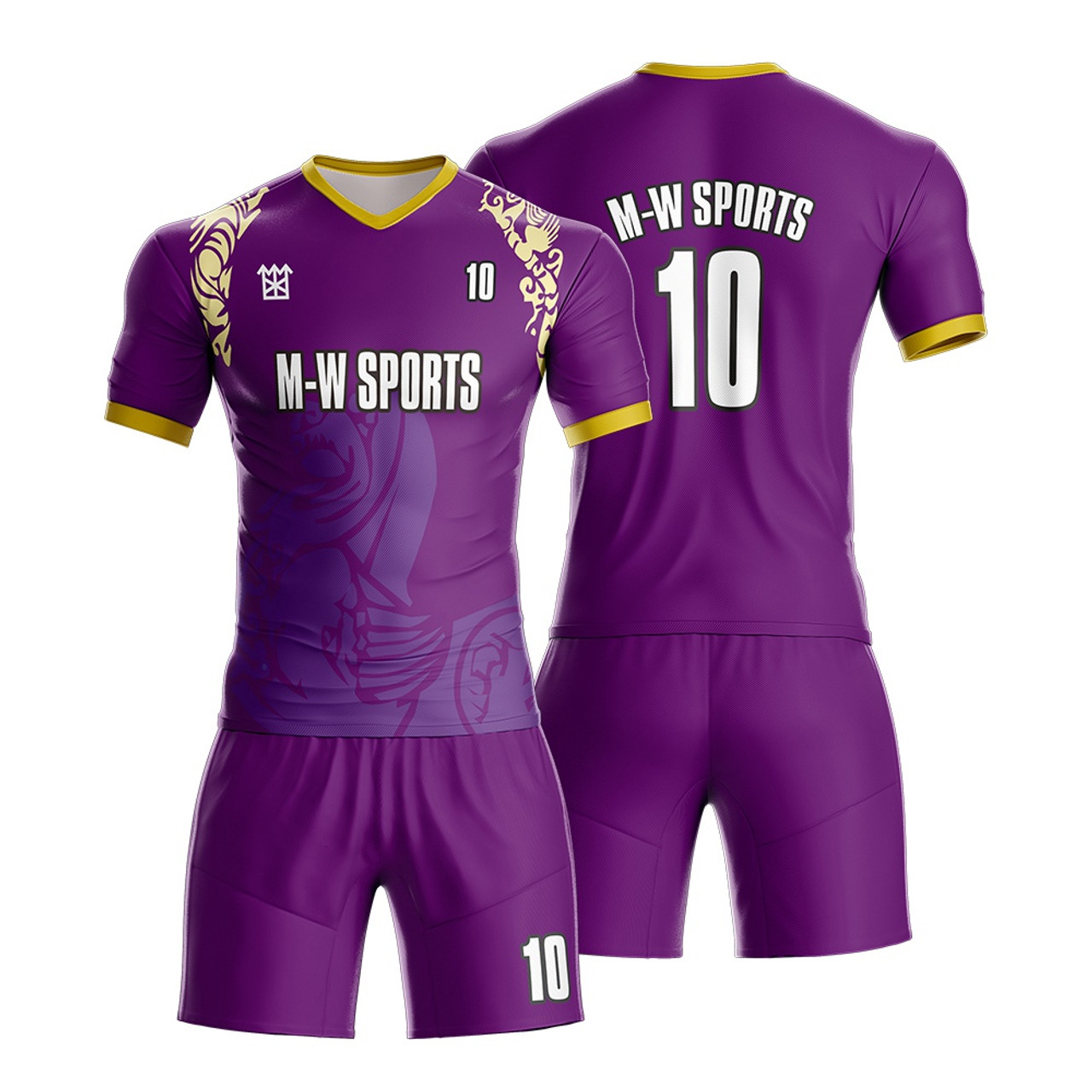 purple jersey soccer