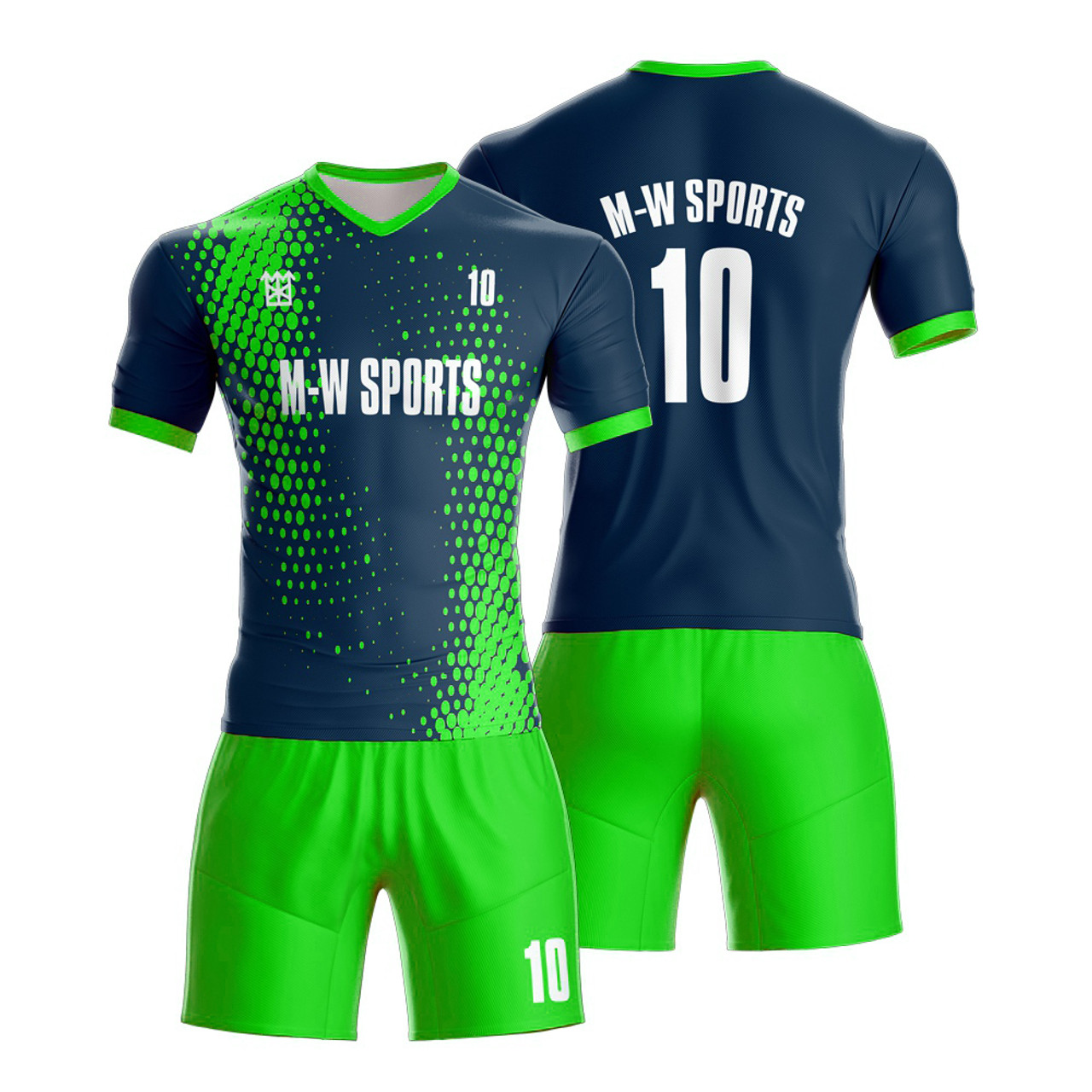 green soccer jersey