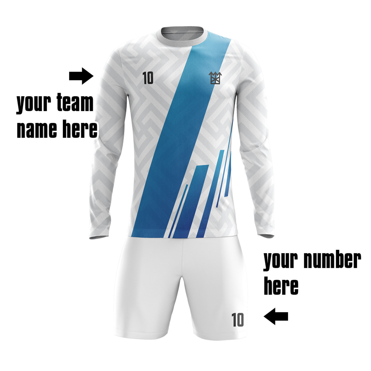 Design 43/White and Silver Soccer Kit  Soccer kits, Clothes design, Jersey  design