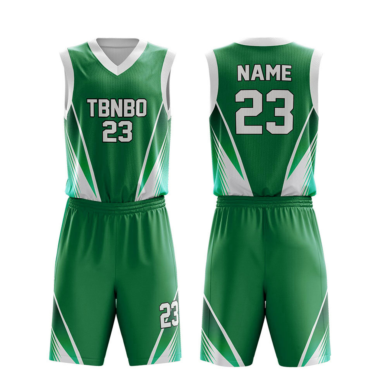 Hot Selling Youth Basketball Jersey Custom Design Green Training ...