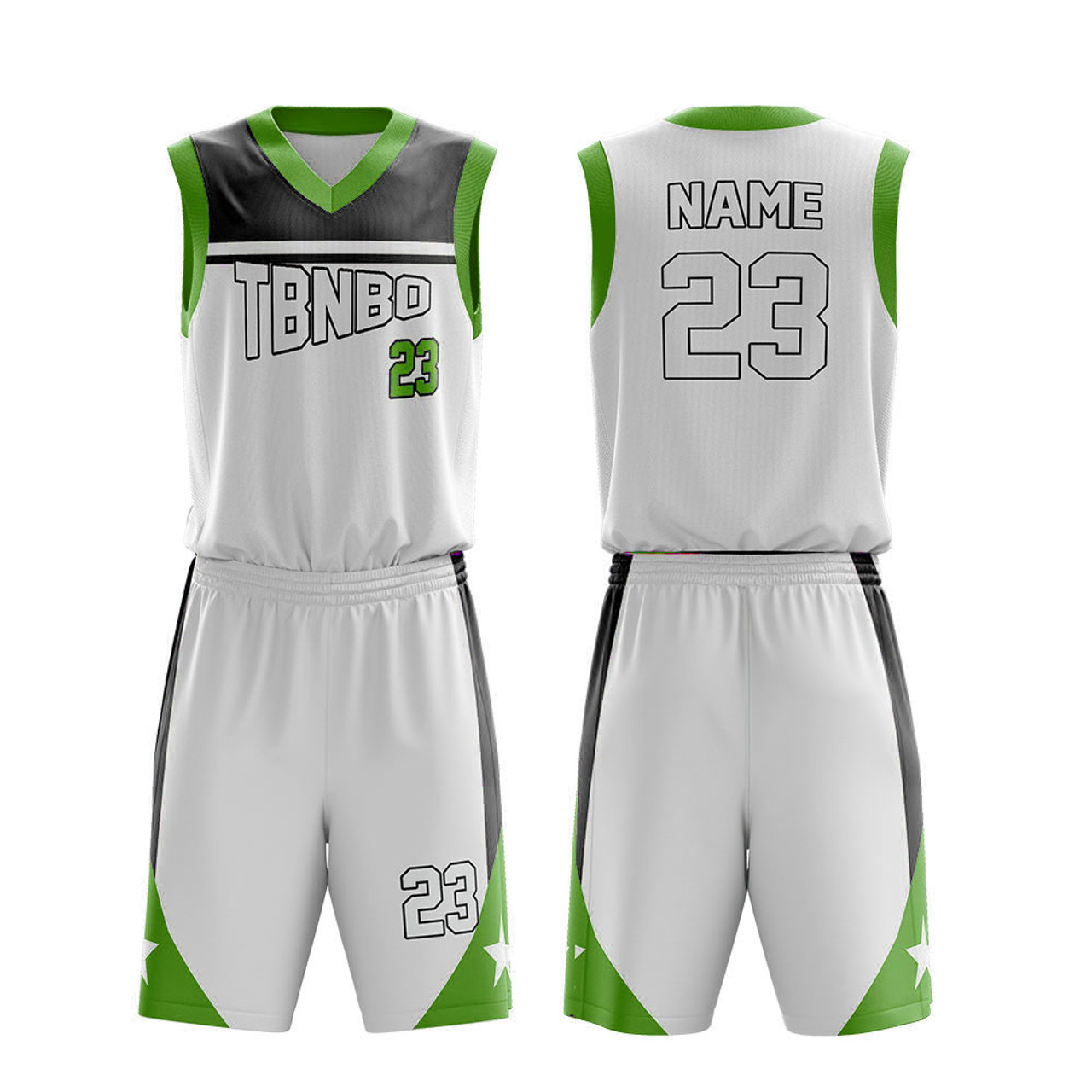 High Quality White Basketball Jersey Design Customized Name And Number ...