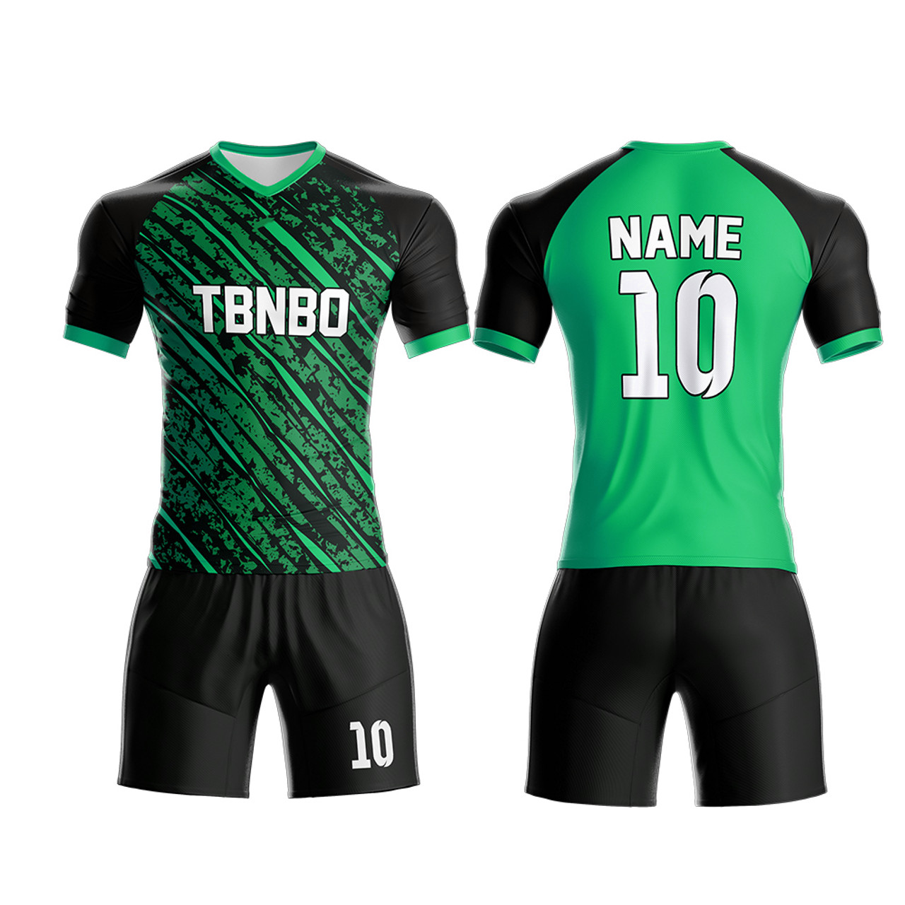 Sublimation Soccer Jerseys Red Striped Design Full Kits Shirts And Shorts  For Women Wholesale