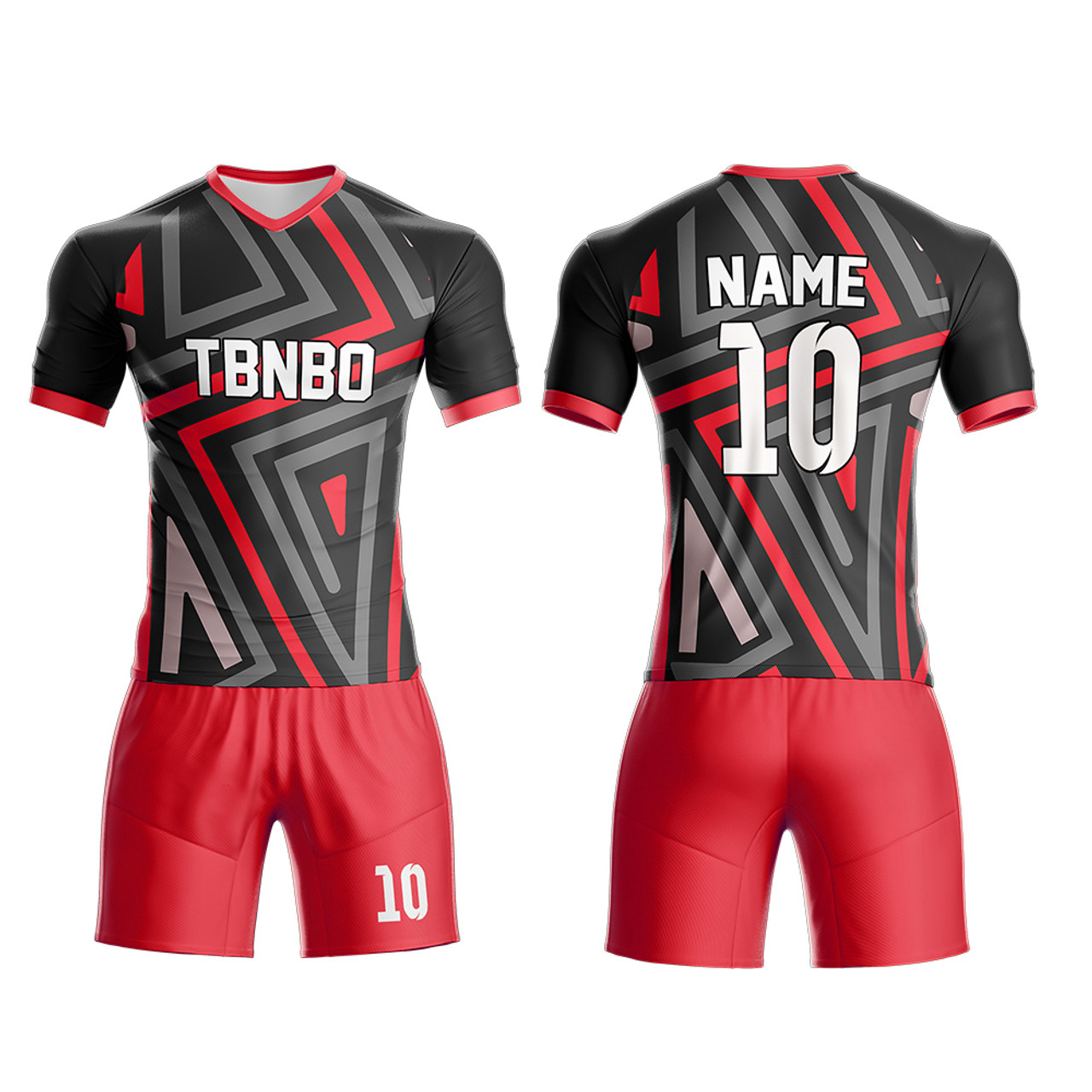 Cool Striped Soccer Uniform Design Football Practice Jerseys For Team