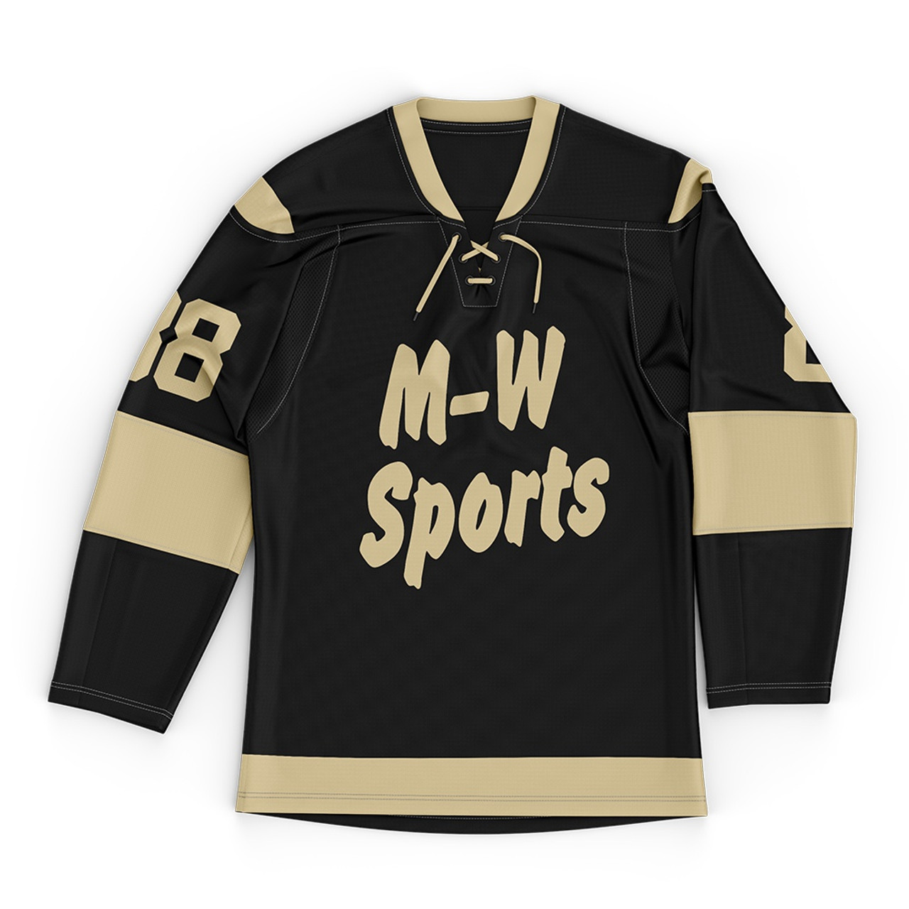 Custom Purple Black-Gold Hockey Jersey Discount