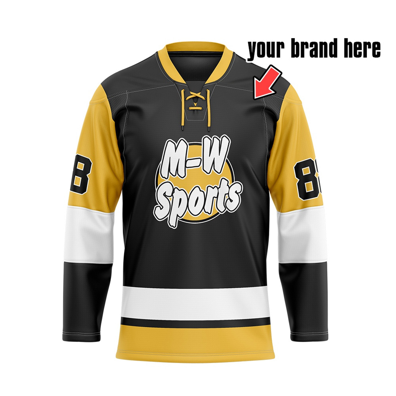 Custom made sublimation print ice hockey jersey for your own team