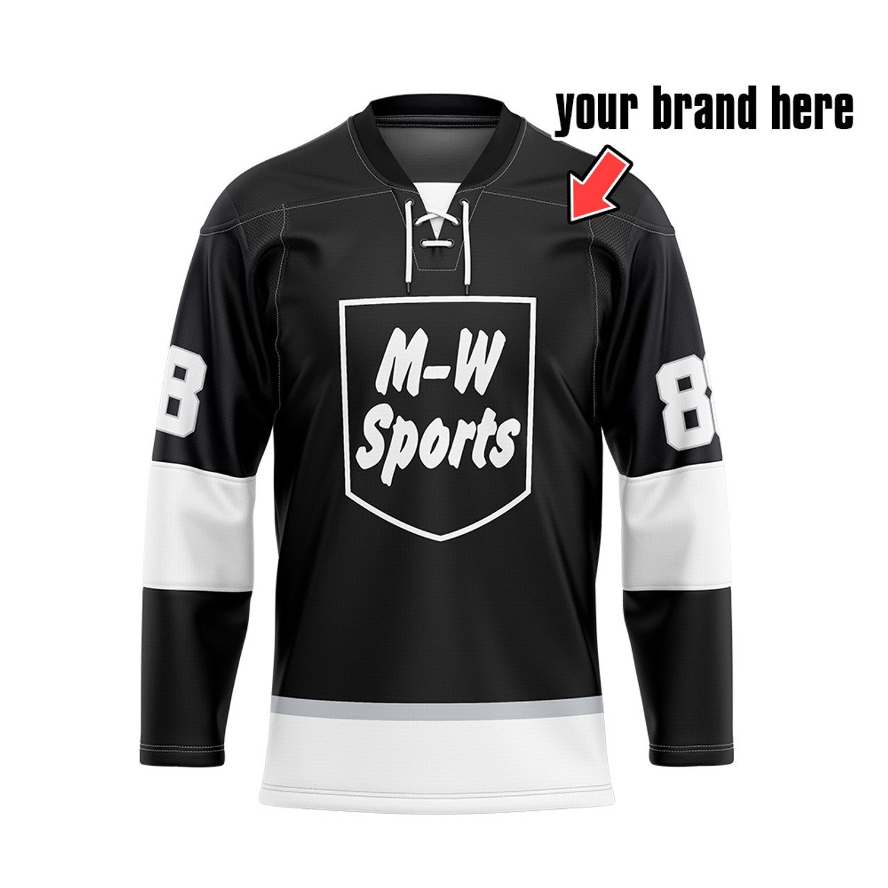  Pullonsy Black Custom Ice Hockey Jersey for Men Women Youth  S-8XL Awards Collection Platinum Stitched Name & Numbers,Black MVP : Sports  